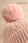 Budapest Pink Knit Tuque | La petite garçonne front close-up