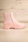 Bukavu Pink Round-Toe Ankle Rain Boots | La petite garçonne sid eview