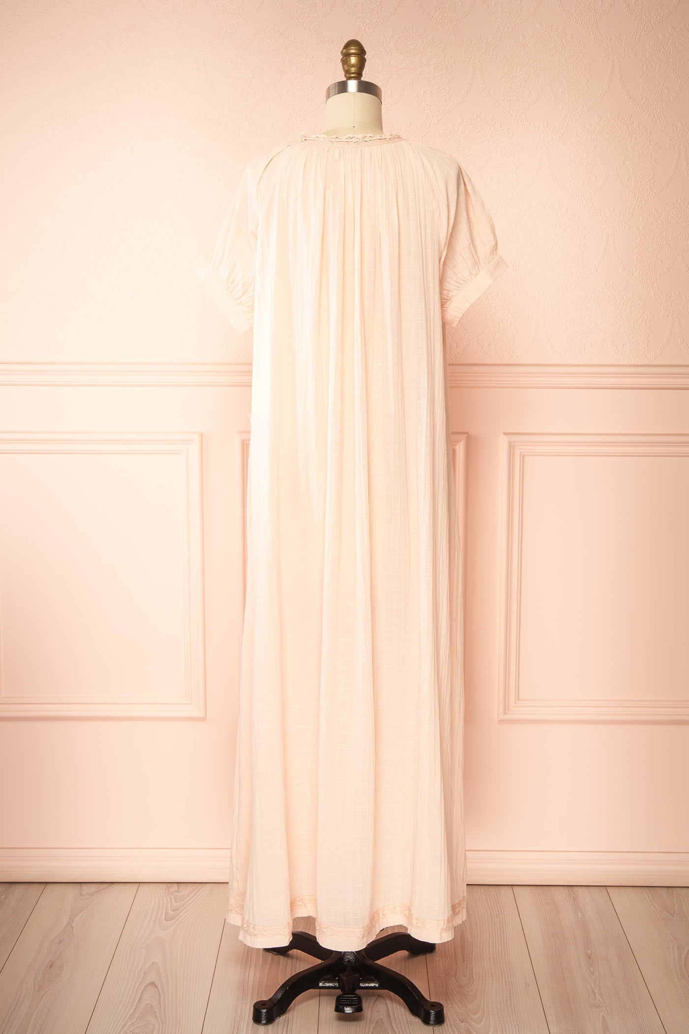 Burano | Robe de Chambre Rose avec Poches par April Cornell
