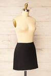 Buxton Short Black Skirt w/ Lace Trim | La petite garçonne side view