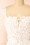 Caitline White Floral Maxi Dress | Boutique 1861 front