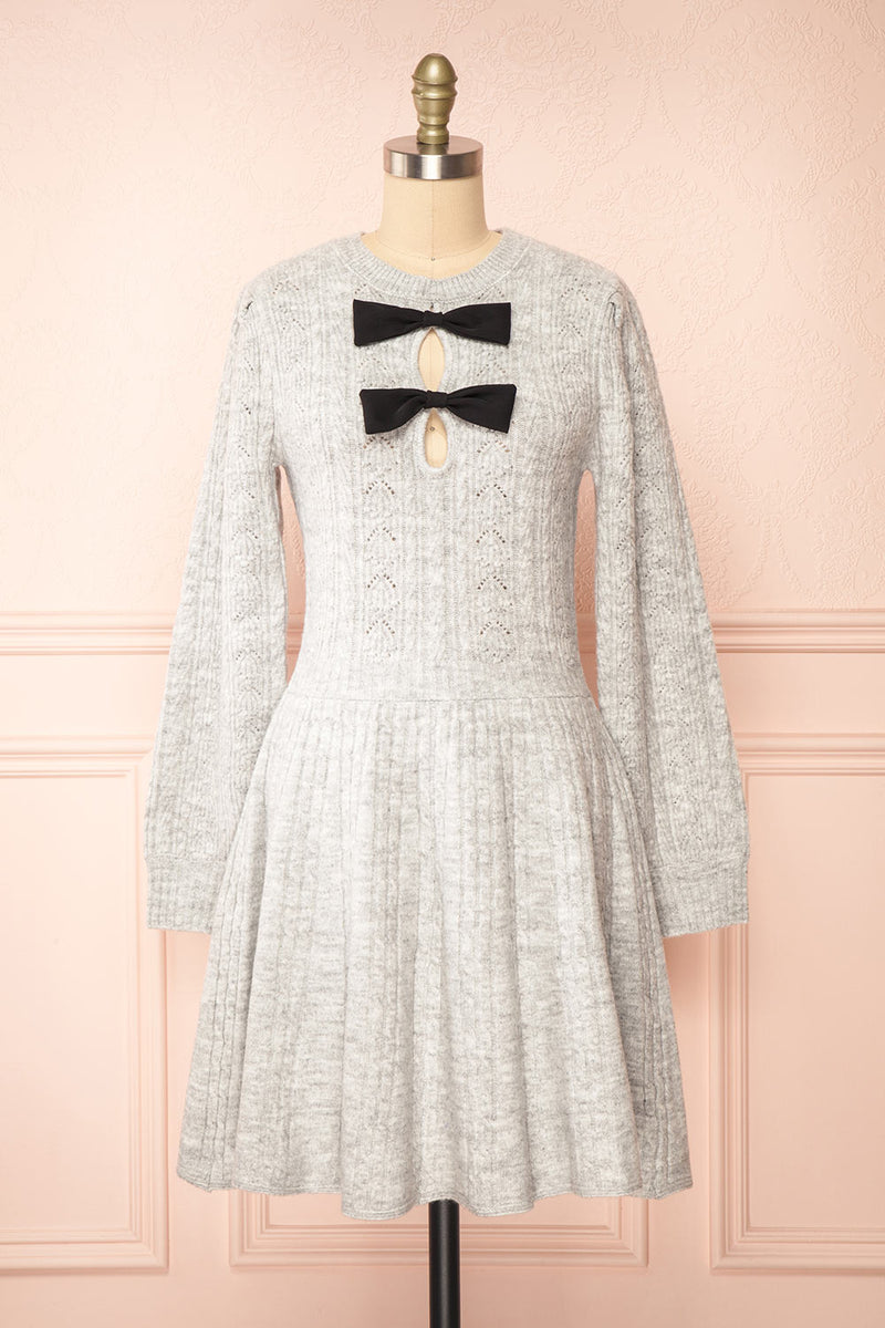 calandra-short-grey-wool-dress-w-black-bows-boutique-1861