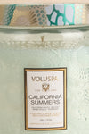 California Summers Large Jar Candle by Voluspa | Maison garçonne close-up