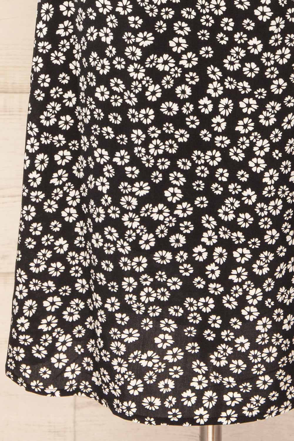 Calliandra A-Lined Midi Floral Skirt | La petite garçonne  bottom