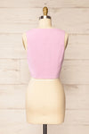 Callum Pink Tailored Vest | La petite garçonne back view