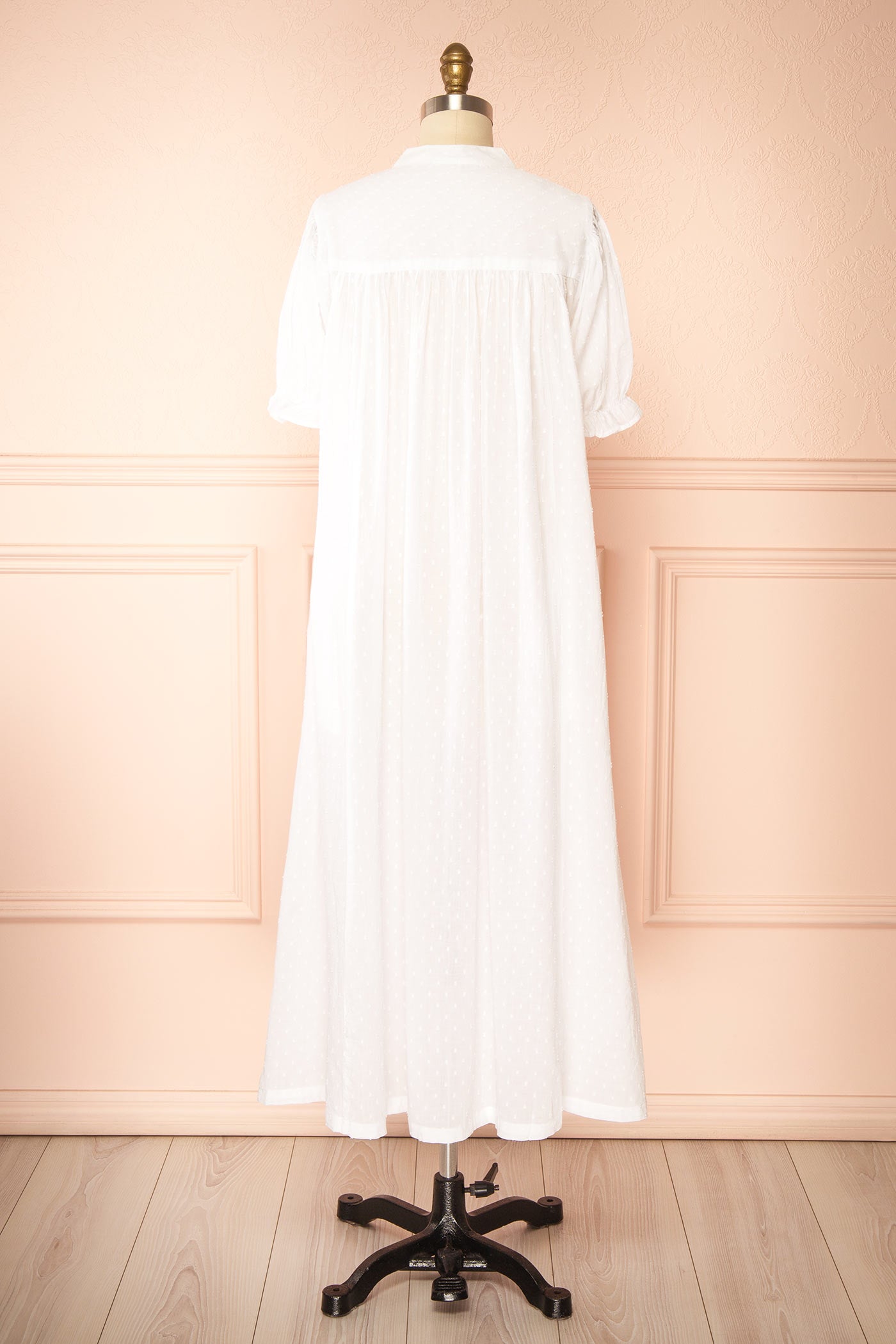 Calvina White Nightgown with Pockets by April Cornell | Boutique 1861 view