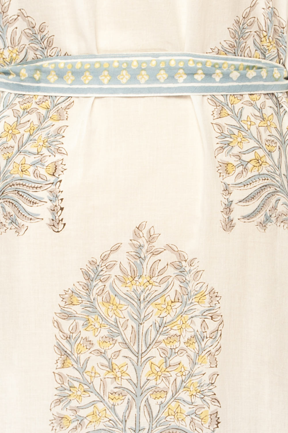Cambria Watercolour Floral Kimono Robe | Maison garçonne  fabric