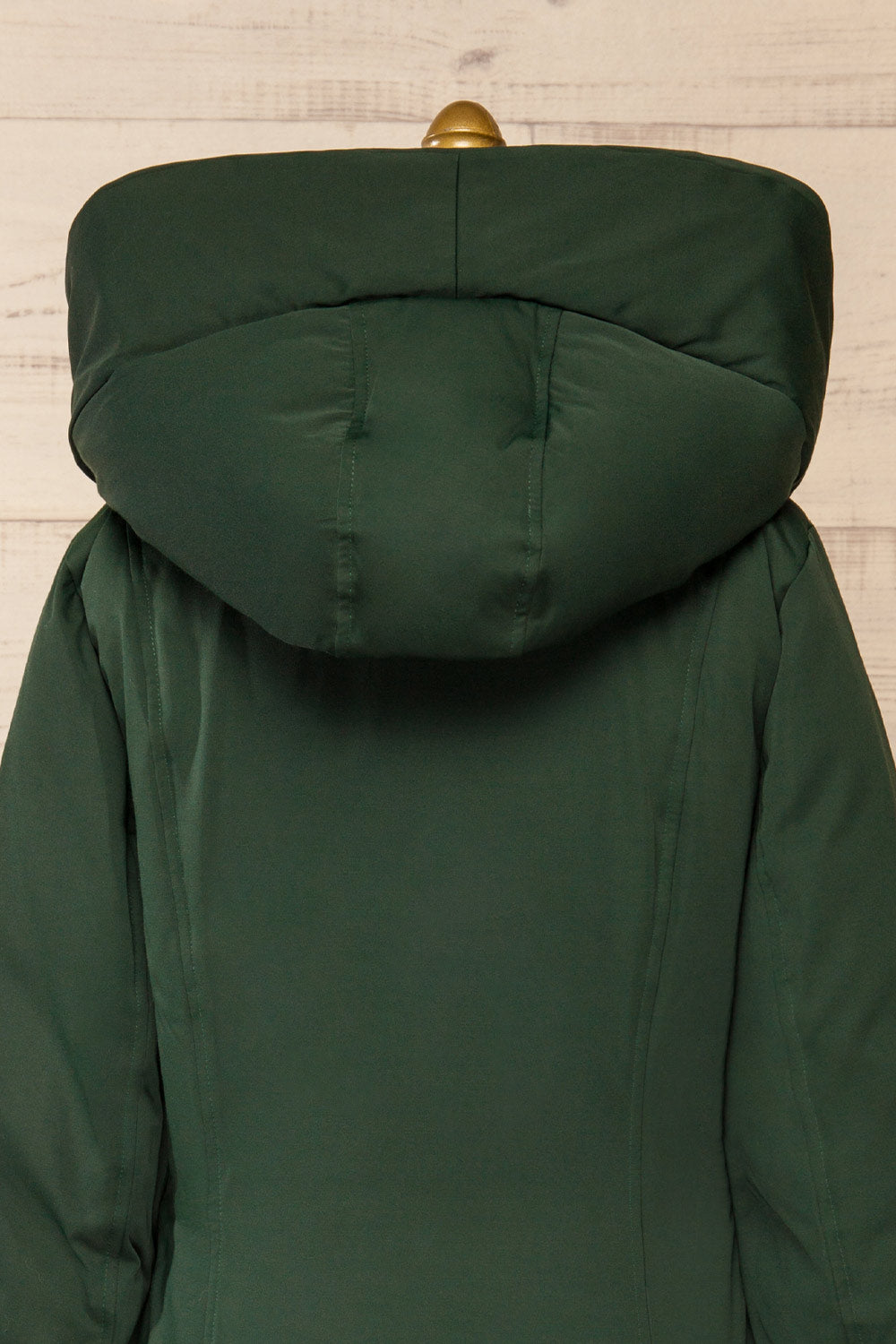 Camelia Green Quilted Soia&Kyo Parka w/ Hood | La Petite Garçonne back