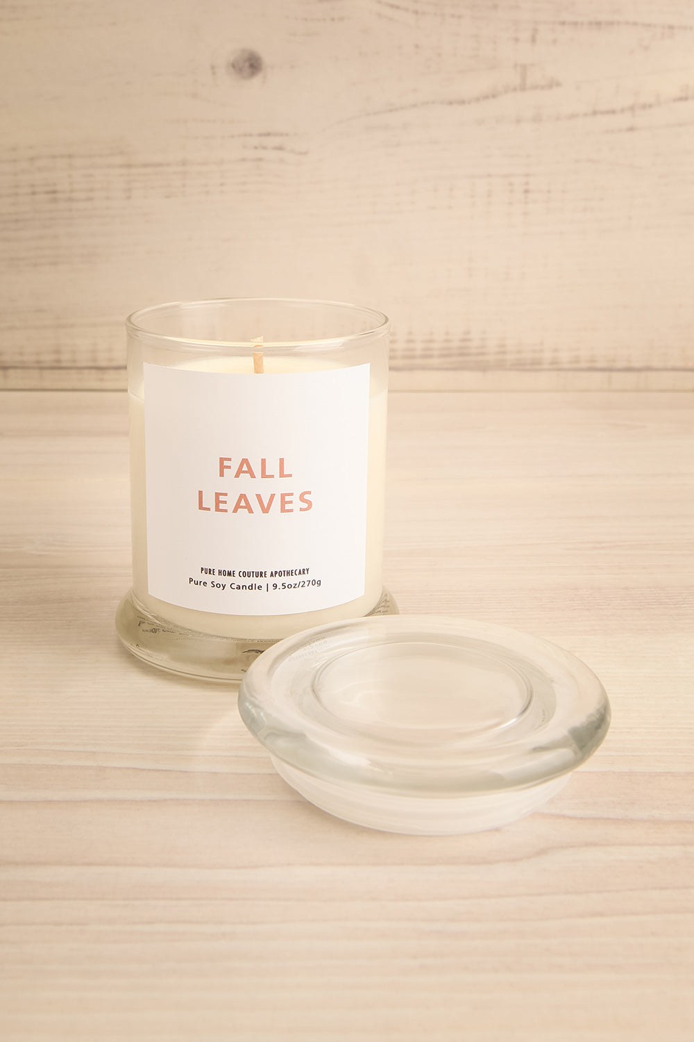 Fall Leaves Candle | Maison garçonne open view