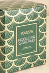 Large Classic Candle Noble Fir Garland by Voluspa | La petite garçonne  box close-up
