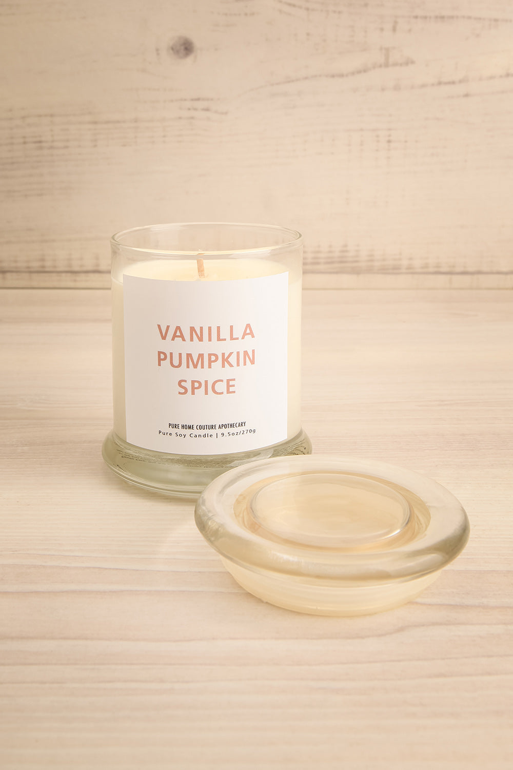Vanilla Pumpkin Spice Candle | Maison garçonne open view