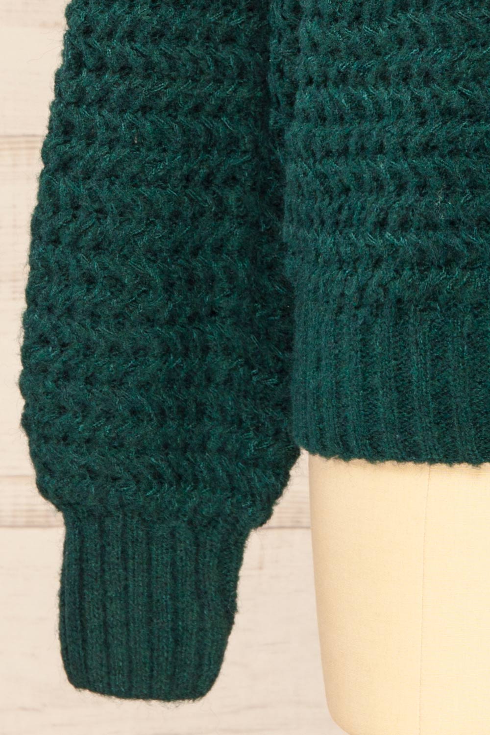 Carleton Green Knit Sweater | La petite garçonne bottom