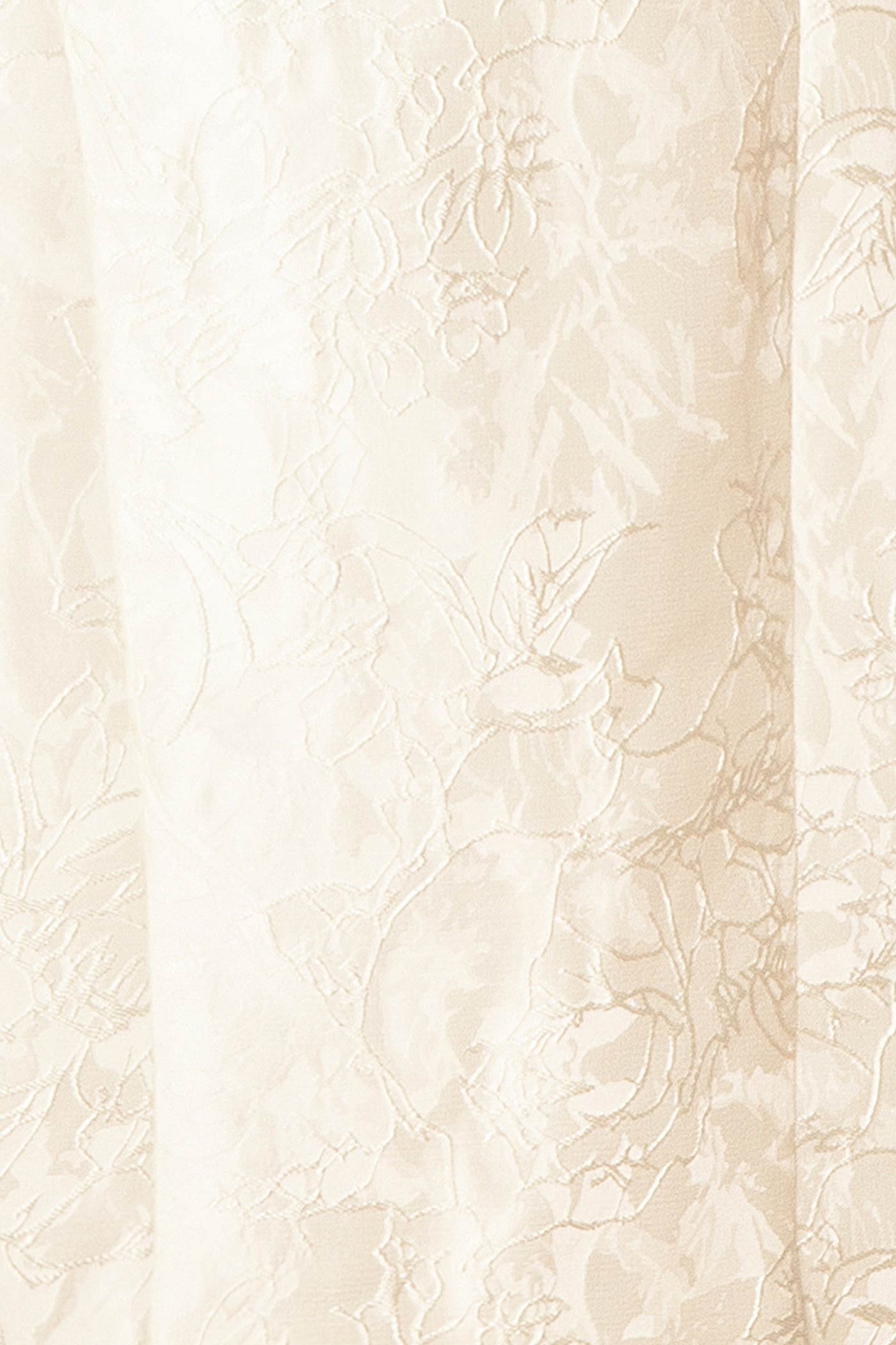 Carmelia Short Jacquard Strapless Ivory Dress | Boudoir 1861 fabric 