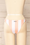 Carora Stripes Pink Striped Bikini Bottom | La petite garçonne back view
