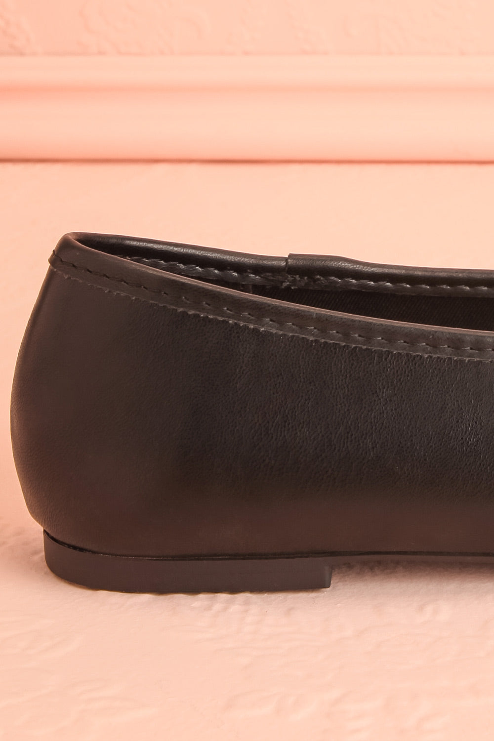 Carry Noir | Ballerines en Faux Cuir