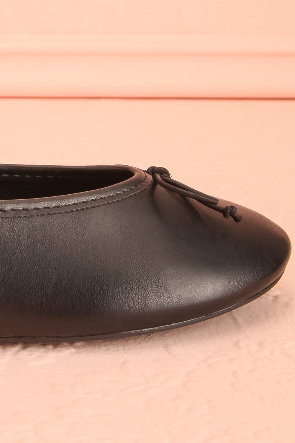Carry Noir | Ballerines en Faux Cuir
