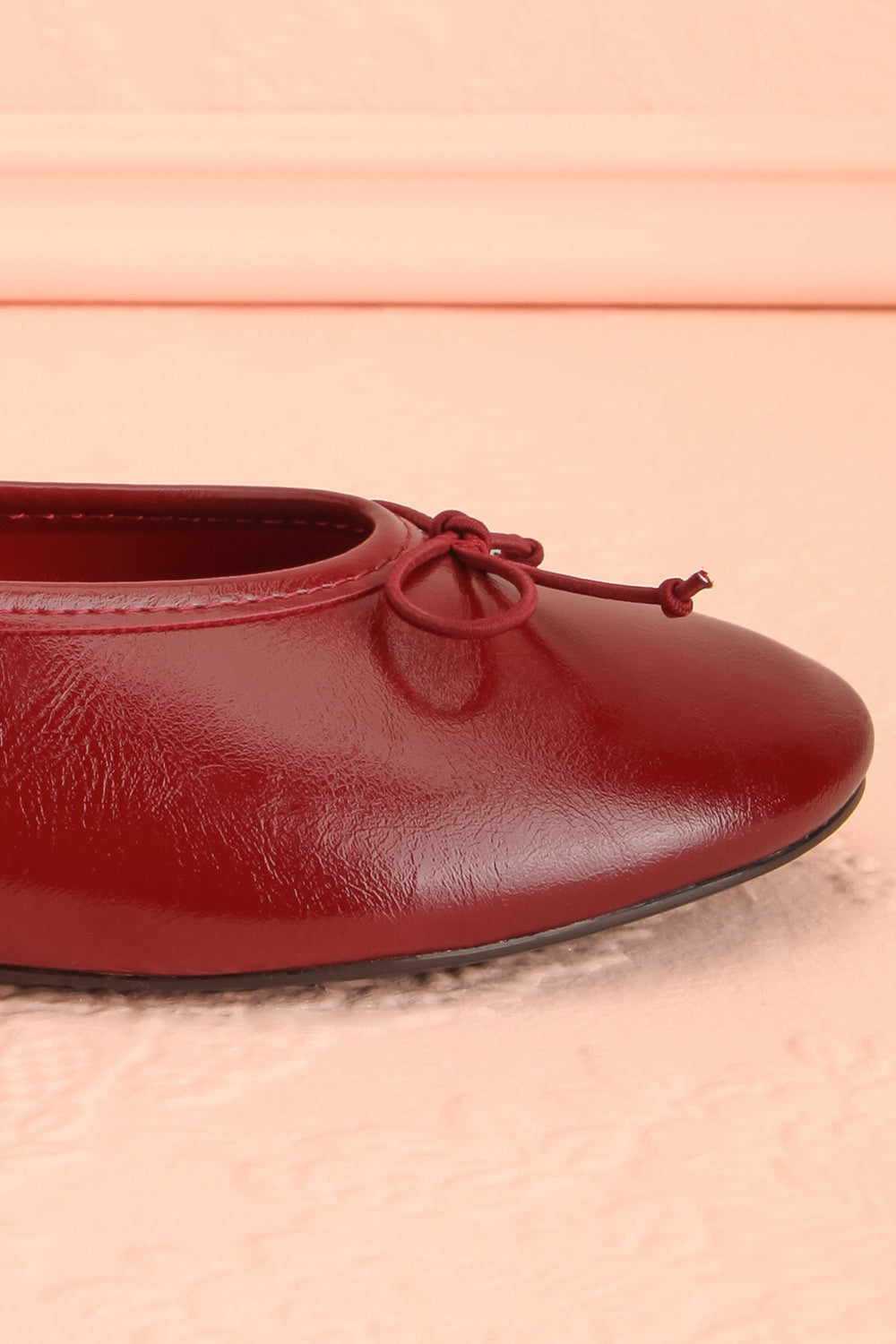 Carry Rouge | Ballerines en Faux Cuir