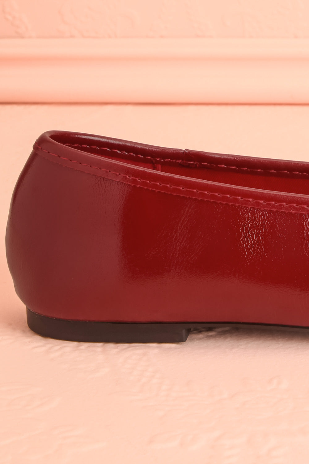 Carry Rouge | Ballerines en Faux Cuir
