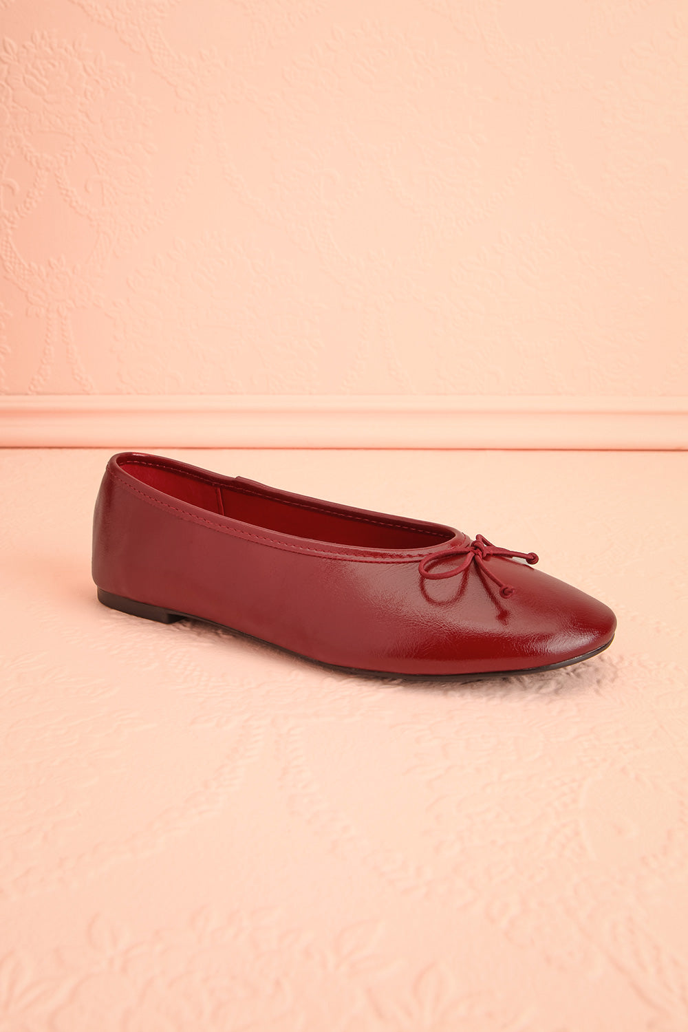 Carry Rouge | Ballerines en Faux Cuir