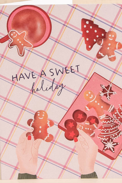 HAVE A SWEET HOLIDAY COOKIES card close-up
