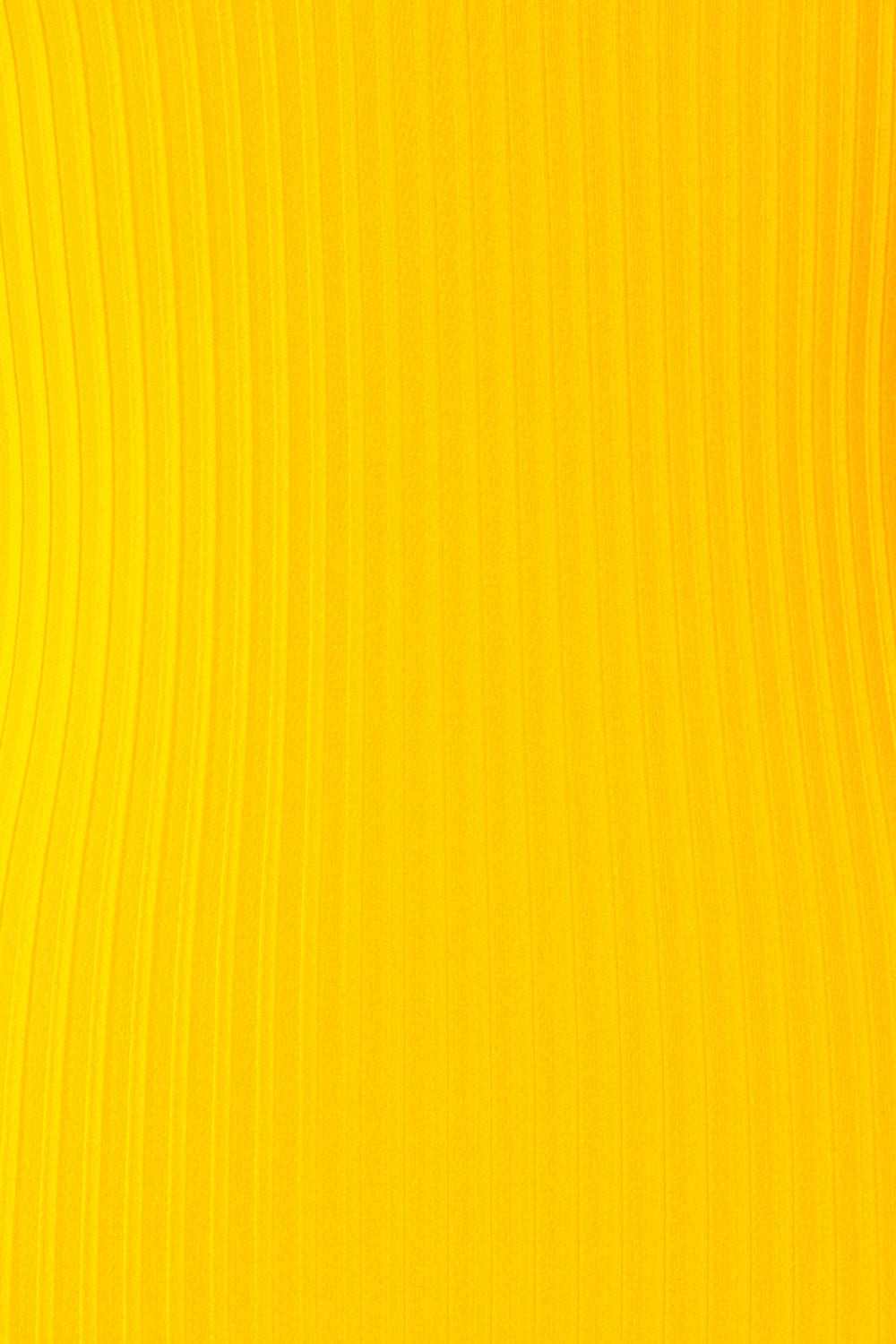 Casablanca Yellow Ribbed One-Piece Swimsuit | La petite garçonne fabric 