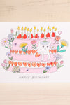 Cat Cake Greeting Card | Maison garçonne english close-up