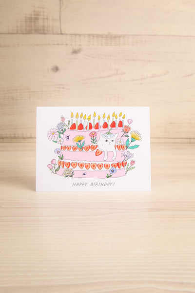 Cat Cake Greeting Card | Maison garçonne english version
