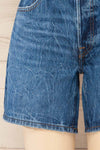 Cavtat Blue High-Waisted Denim Shorts | La petite garçonne bottom