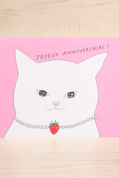 Fancy Cat Greeting Card | Maison garçonne close-up