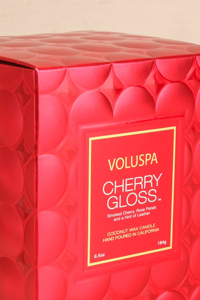Cherry Gloss Classic Candle | Maison garçonne box close-up