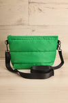 Chichester Green Quilted Crossbody Bag | La petite garçonne front view