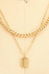 Chorley Gold Two Chain Necklace | La petite garçonne close-up