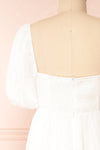 Chrissy White Maxi Dress w/ Empire Waist | Boudoir 1861 back close-up
