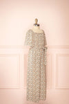 Chungha Mini Ditsy Floral Jumpsuit w/ Belt | Boutique 1861 side view