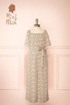 Chungha Mini Ditsy Floral Jumpsuit w/ Belt | Boutique 1861 front view