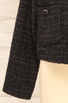 Citadine Black Tweed Jacket w/ Front Pockets | La petite garçonne bottom