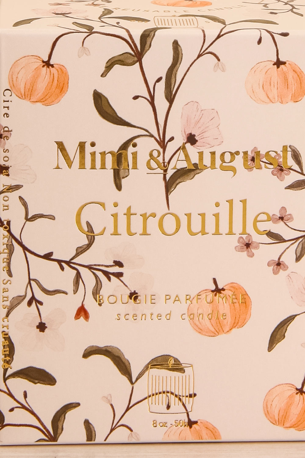 Citrouille Candle - 2 Options | Maison garçonne close-up