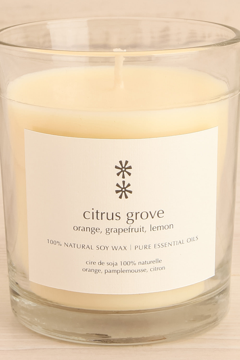 Citrus Grove Candle | Maison garçonne close-up