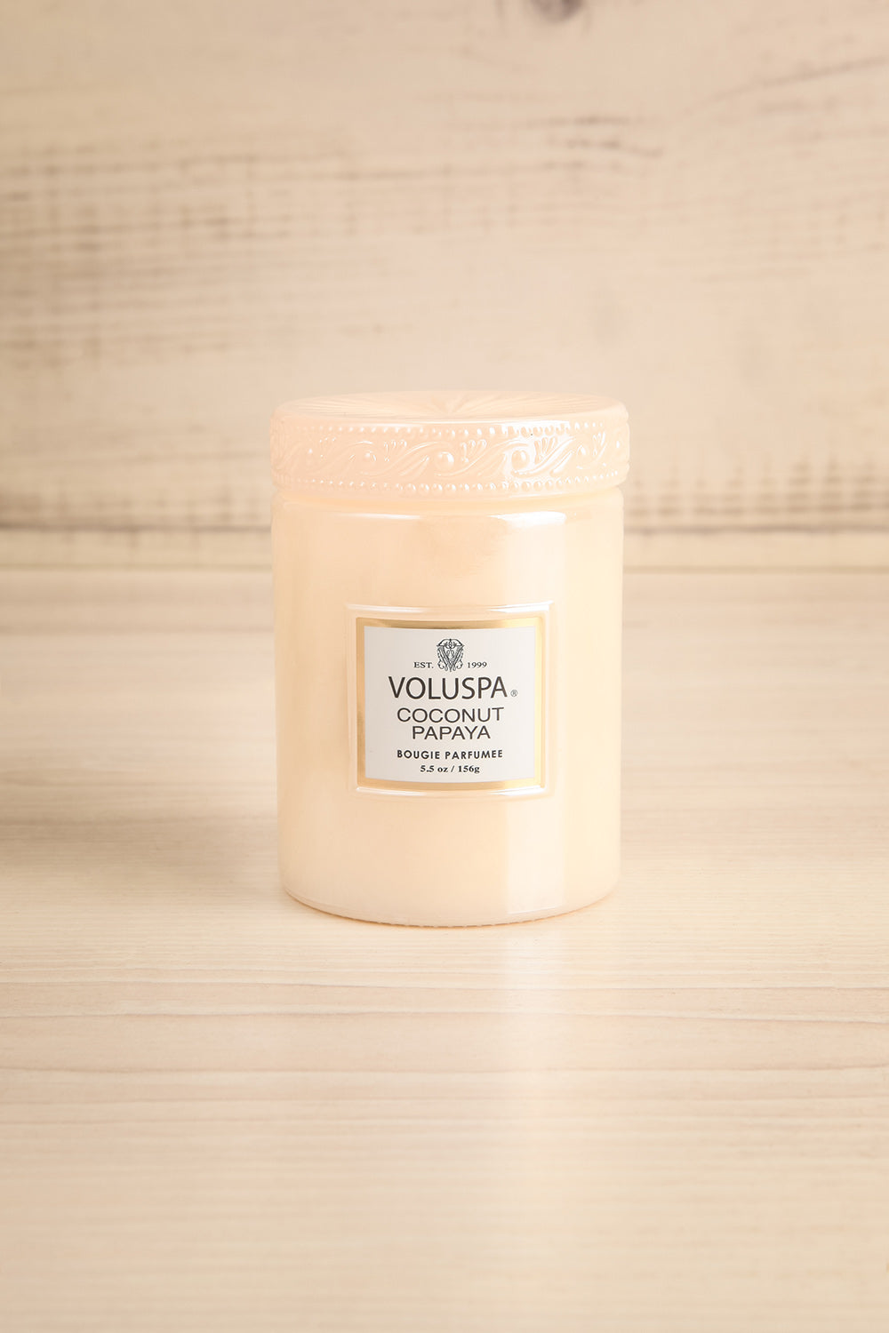 Coconut Papaya Small Jar Candle by Voluspa | Maison garçonne