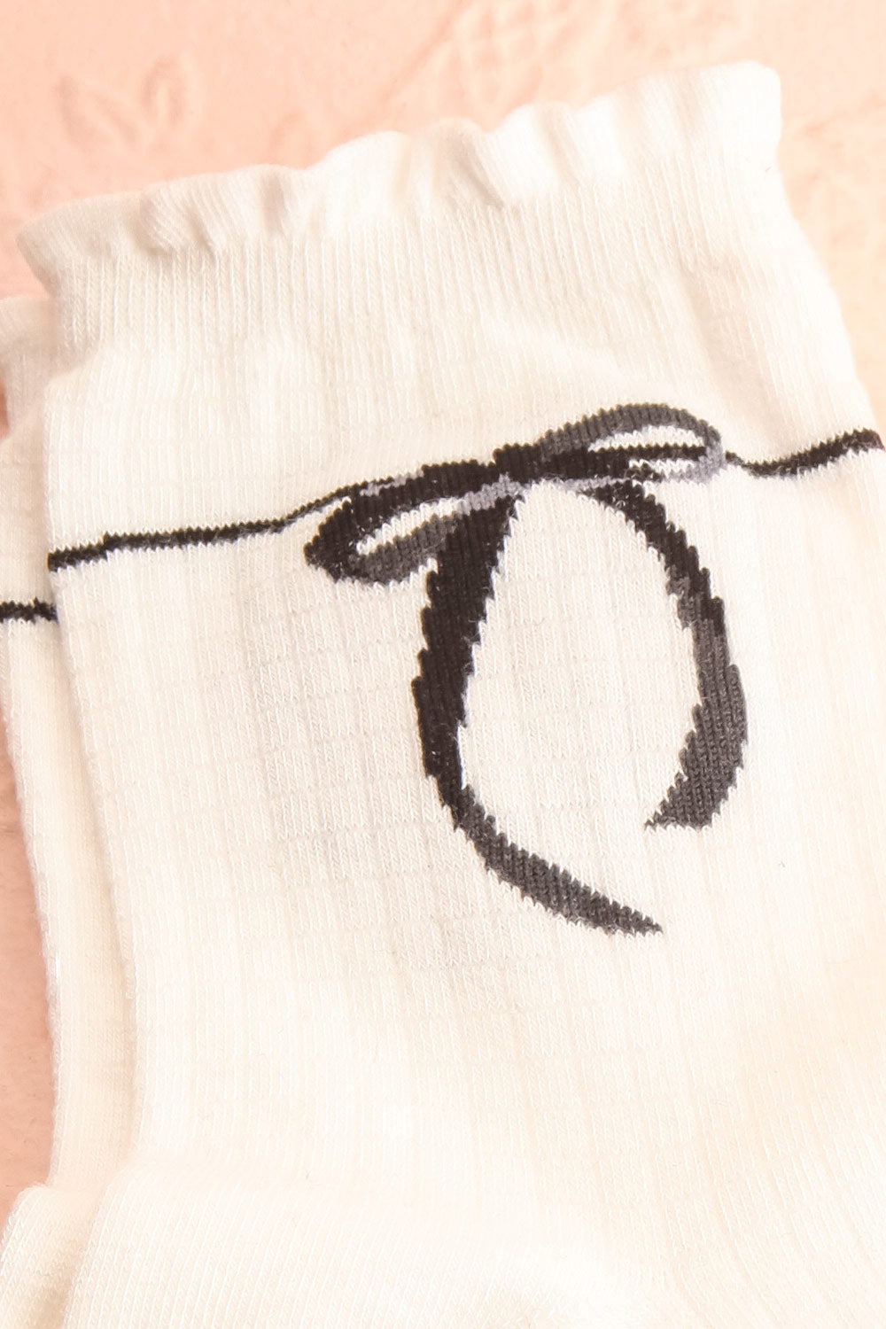 Cocotte White Socks w/ Bow Detail | Boutique 1861 close-up