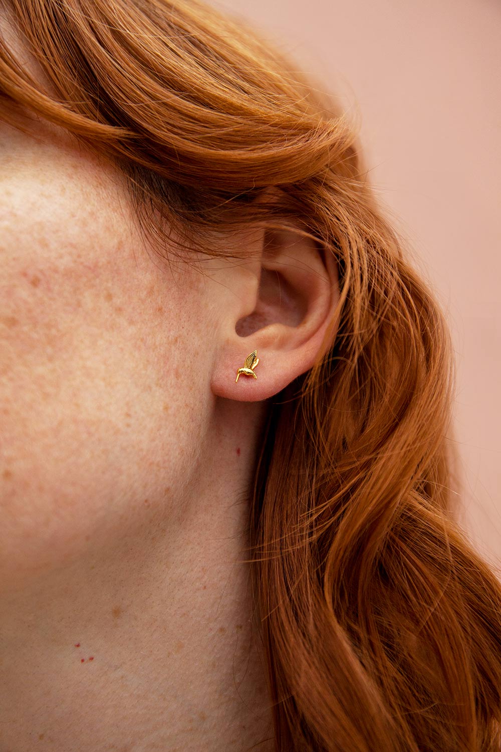 Colibri Gold Hummingbird Stud Earrings | Boutique 1861 model