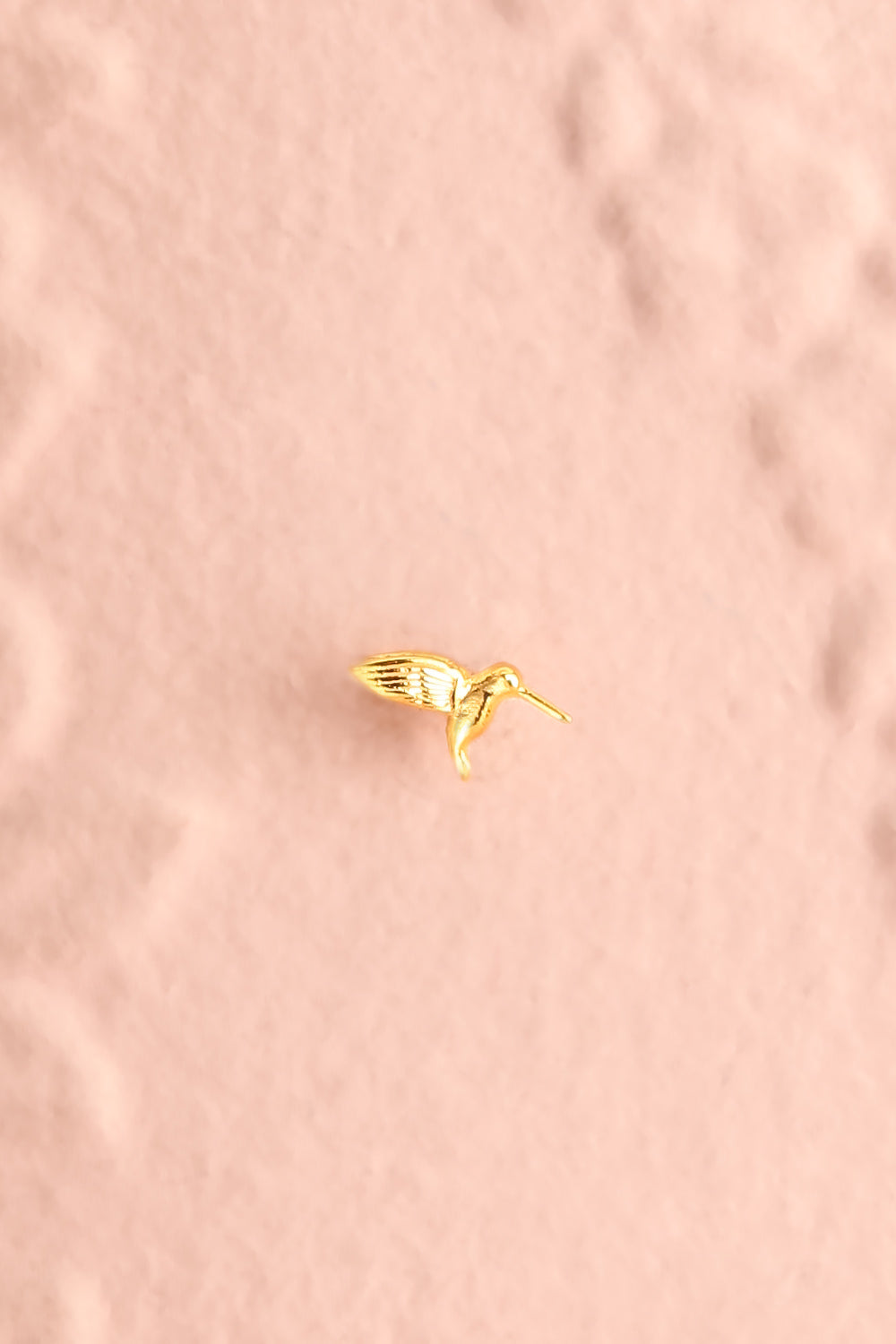 Colibri Gold Hummingbird Stud Earrings | Boutique 1861 close-up