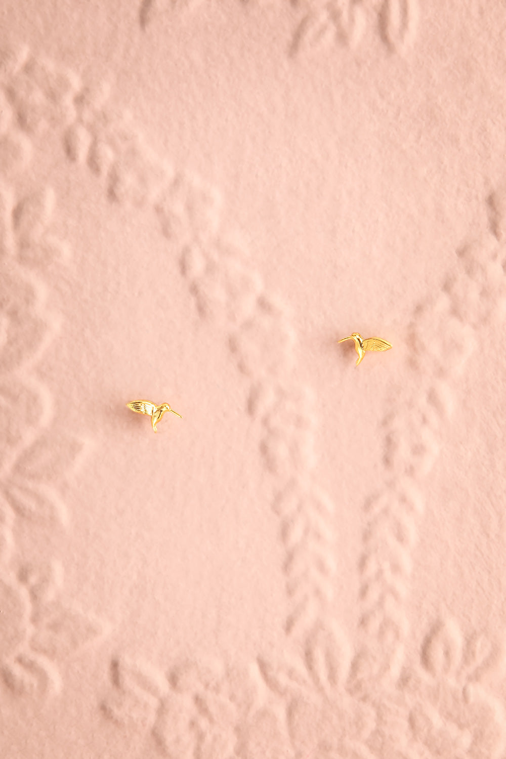 Colibri Gold Hummingbird Stud Earrings | Boutique 1861