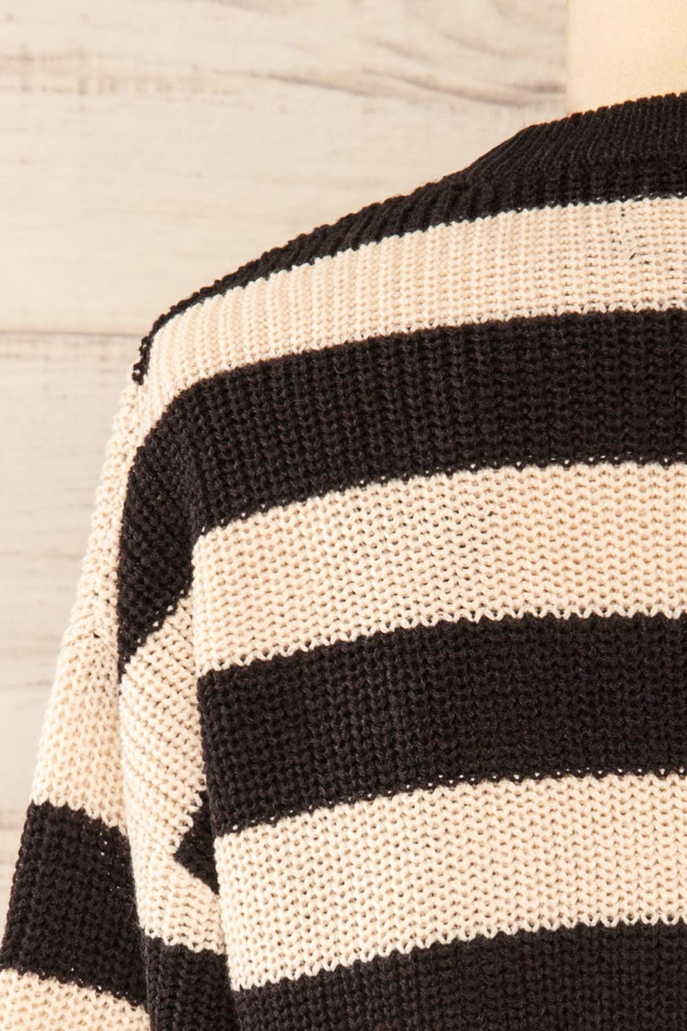Colorado Stripes Cropped Knit Sweater