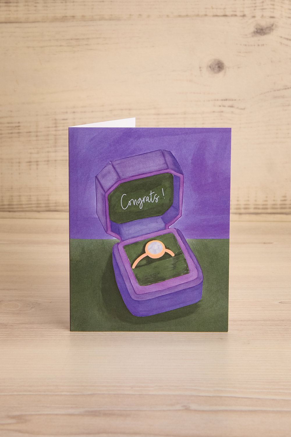 Congrats - Ring Box Card | Maison garçonne view