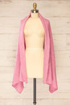 Cordova Pink Soft Knit Scarf | La petite garçonne shawl view