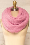 Cordova Pink Soft Knit Scarf | La petite garçonne close-up