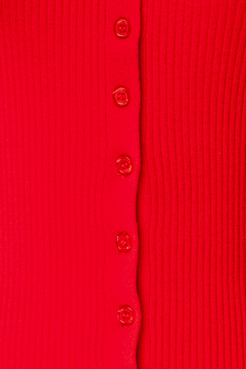 Cork Red Ribbed Top | La petite garçonne fabric 