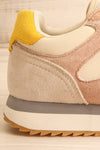 Cosmo Multi-coloured Lace-Up Sneakers | La petite garçonne side back close-up