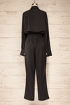 Cracovie Black Utility Jumpsuit w/ Long Sleeves | La petite garçonne back view